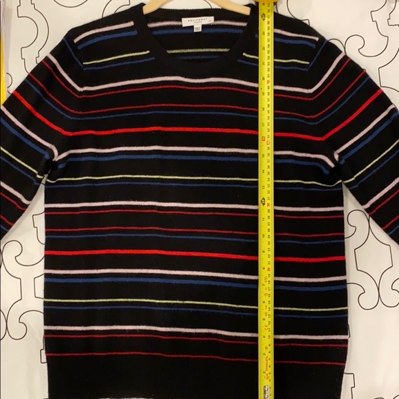 Equipment Cashmere Sweater SzL *classic stripes - Picture 7 of 8